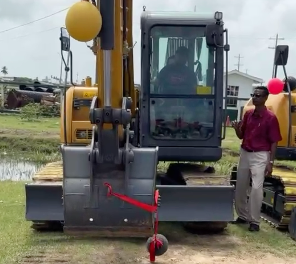 Excavators for Region 5 Guyana Drainage