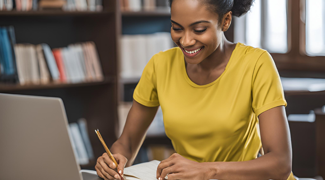 Guyanese Student Studying