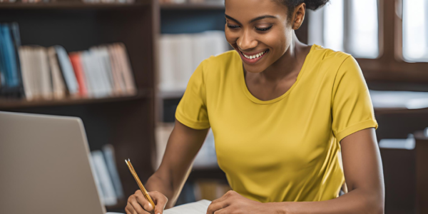 Guyanese Student Studying